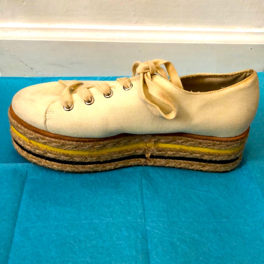 Selling cream orange yellow dark blue platforms
